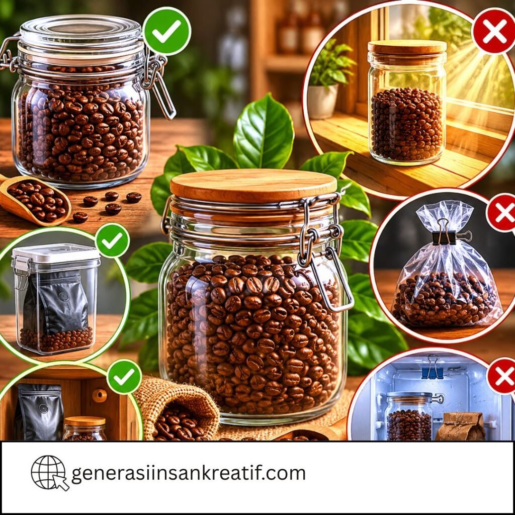 Cara Menyimpan Biji Kopi